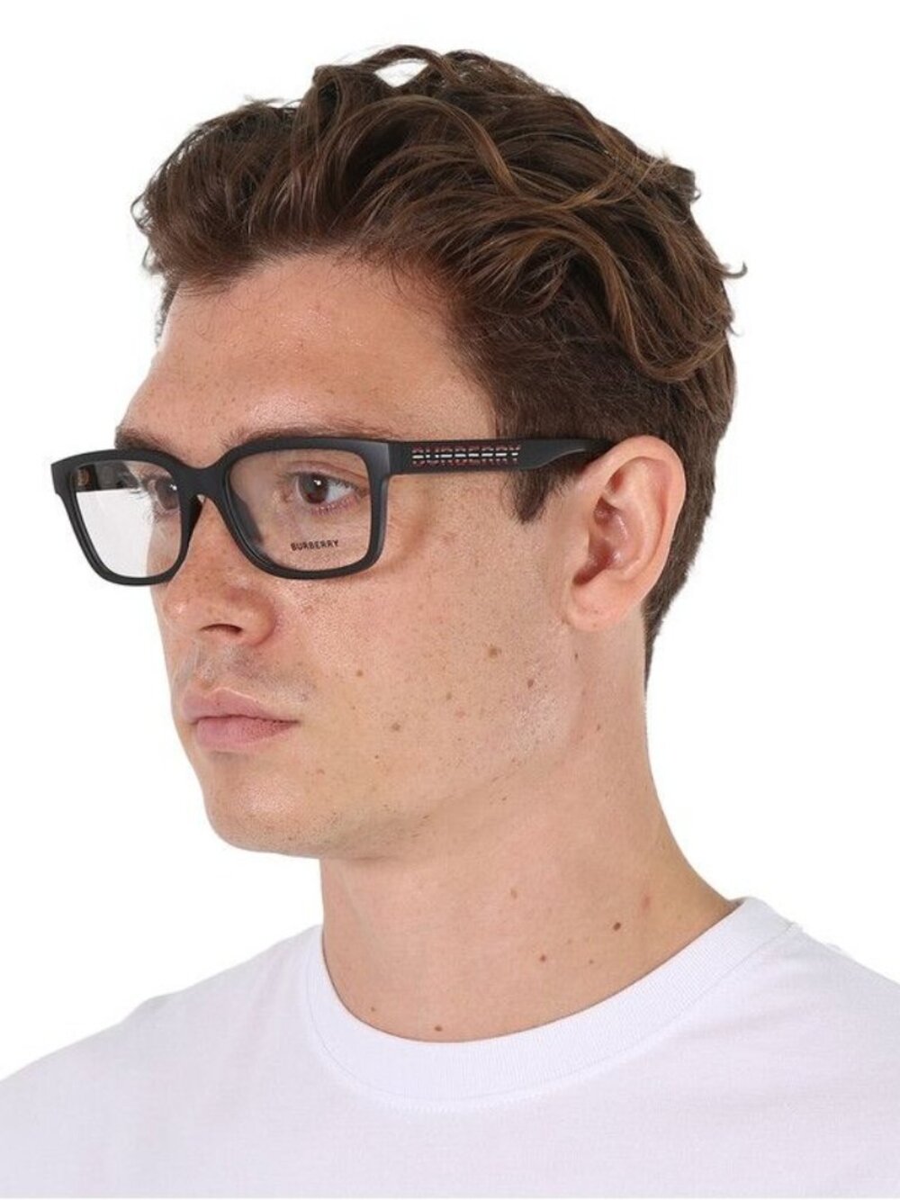 Burberry BE2379U 3464 Eyeglasses Matte Black 57mm Square Frame